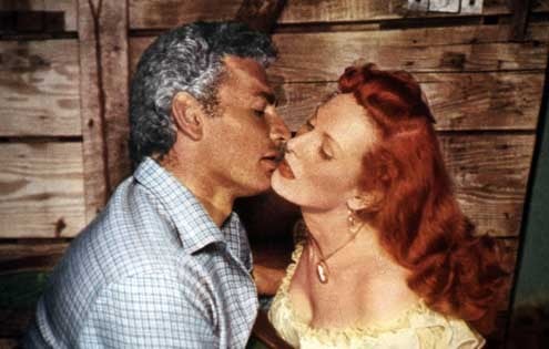 A l'assaut du Fort Clark : Photo George Sherman, Maureen O'Hara, Jeff Chandler