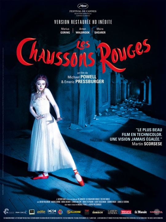 Les Chaussons rouges : Affiche