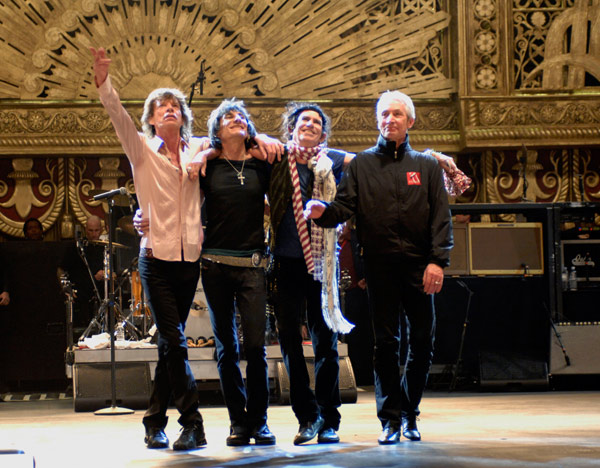 Shine a Light : Photo Ron Wood, Mick Jagger, Keith Richards, Charlie Watts