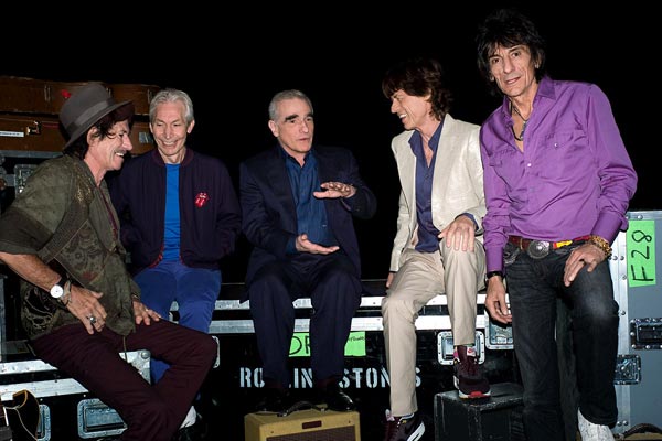 Shine a Light : Photo Keith Richards, Mick Jagger, Charlie Watts, Ron Wood, Martin Scorsese