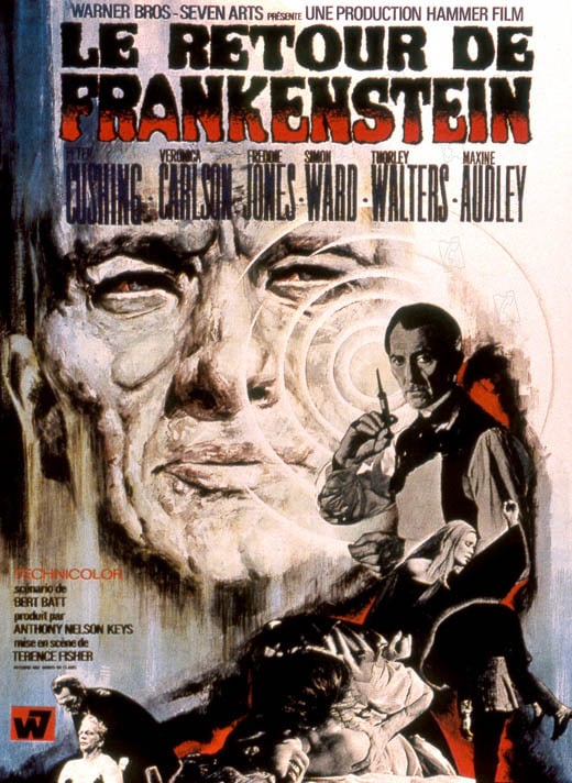 Le Retour de Frankenstein : Affiche Terence Fisher