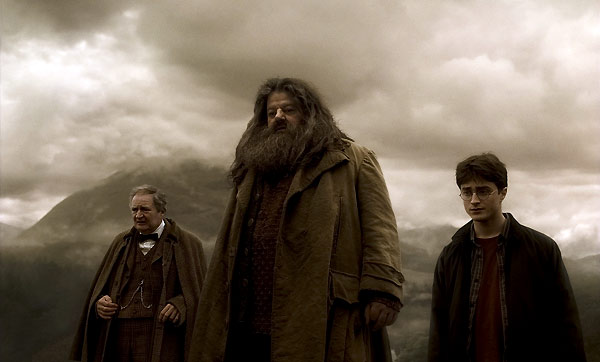 Harry Potter et le Prince de sang mêlé : Photo Daniel Radcliffe, Robbie Coltrane, Jim Broadbent