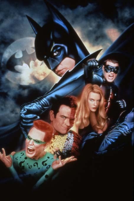 Batman Forever : Photo Nicole Kidman, Chris O'Donnell, Val Kilmer, Tommy Lee Jones, Jim Carrey, Joel Schumacher