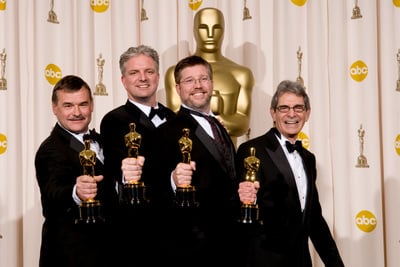 Cérémonie des Oscars 2008 : Photo Bill Westenhofer, Trevor Wood, Ben Morris (II), Michael L. Fink