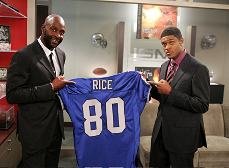 Photo Jerry Rice, Pooch Hall