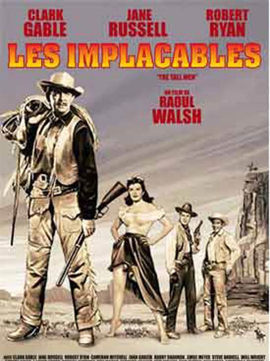 Les Implacables : Affiche Raoul Walsh