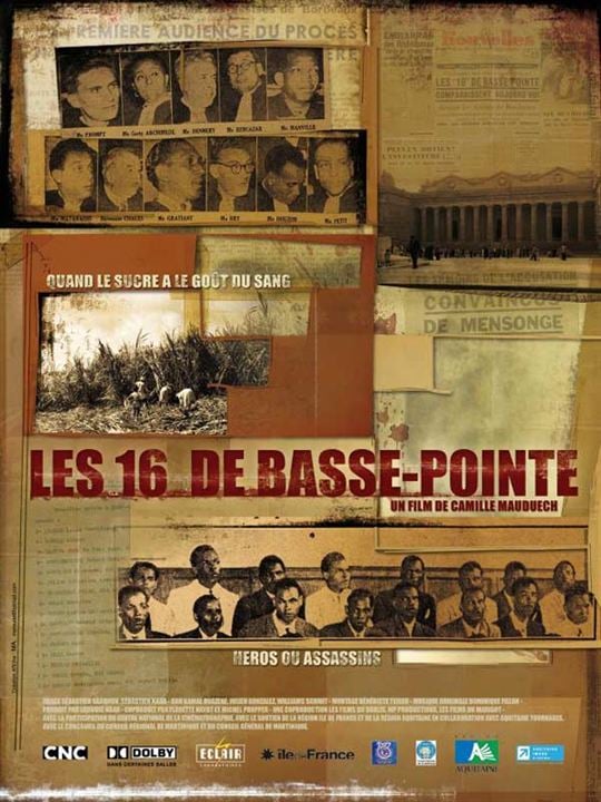 Les 16 de Basse-Pointe : Affiche Camille Mauduech