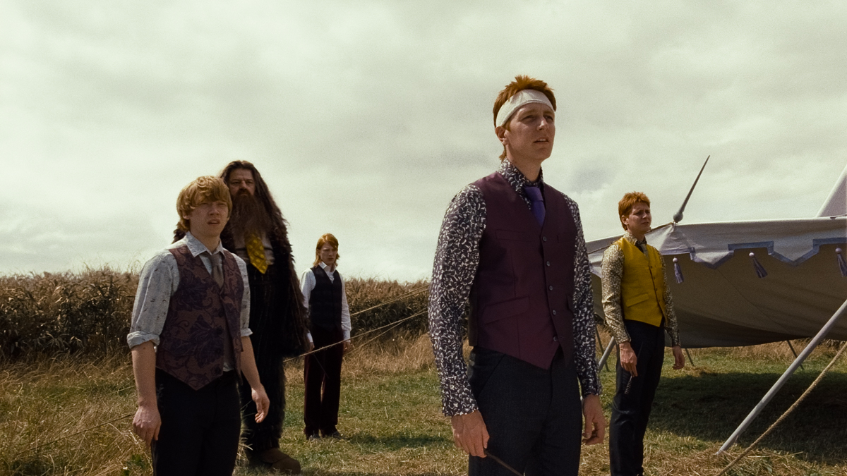 Harry Potter et les reliques de la mort - partie 1 : Photo Rupert Grint, James Phelps, Oliver Phelps, Robbie Coltrane, Domhnall Gleeson