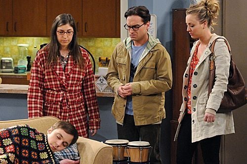 The Big Bang Theory : Photo Mayim Bialik, Johnny Galecki, Jim Parsons, Kaley Cuoco