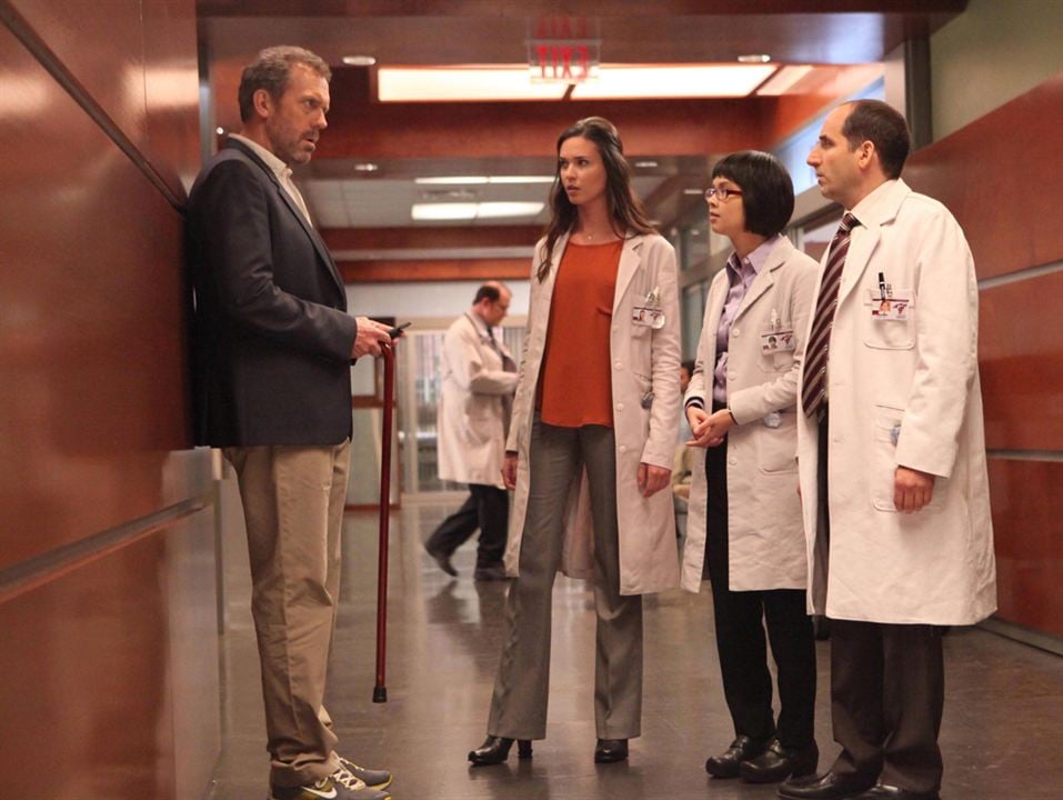 Dr House : Photo Charlyne Yi, Peter Jacobson, Hugh Laurie, Odette Annable