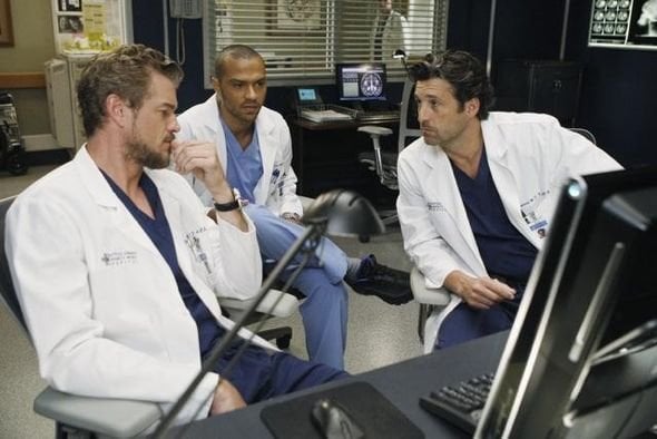 Grey's Anatomy : Photo Jesse Williams, Eric Dane, Patrick Dempsey