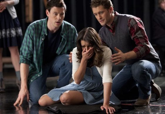 Glee : Photo Matthew Morrison, Lea Michele, Cory Monteith
