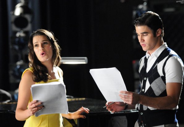 Glee : Photo Lea Michele, Darren Criss