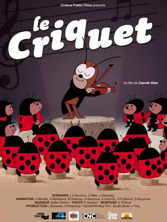 Le Criquet : Affiche Zdeněk Miler