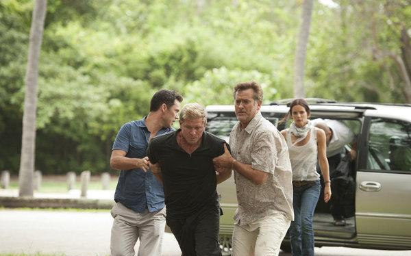 Burn Notice : Photo Kenny Johnson, Gabrielle Anwar, Jeffrey Donovan, Bruce Campbell