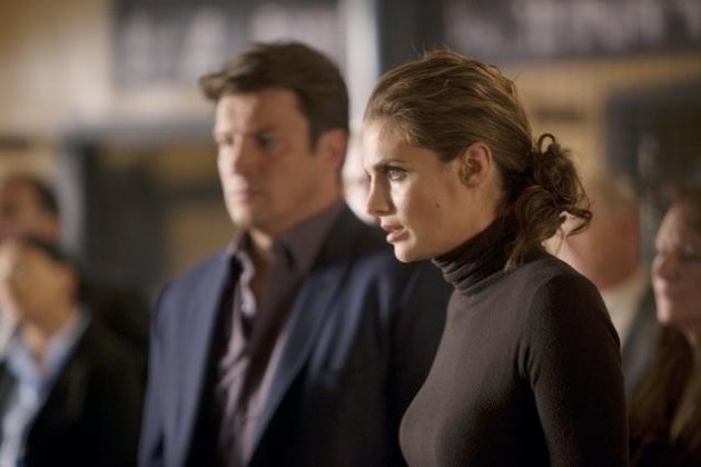 Castle : Photo Stana Katic, Nathan Fillion