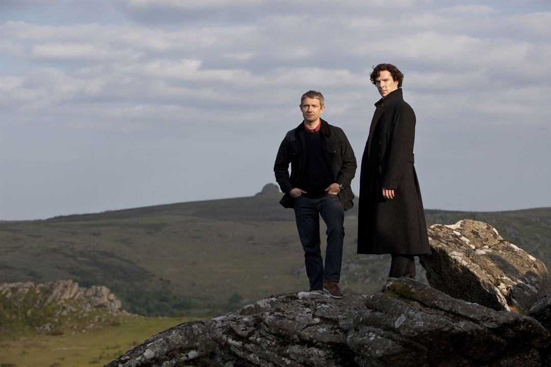 Sherlock : Affiche Benedict Cumberbatch, Martin Freeman