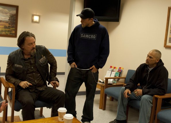 Sons of Anarchy : Photo Tommy Flanagan, David Labrava, Charlie Hunnam