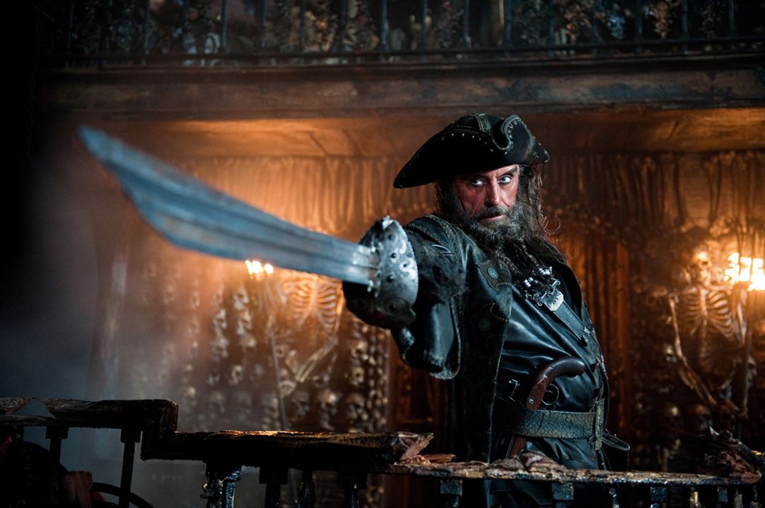 Pirates des Caraïbes : la Fontaine de Jouvence : Photo Ian McShane