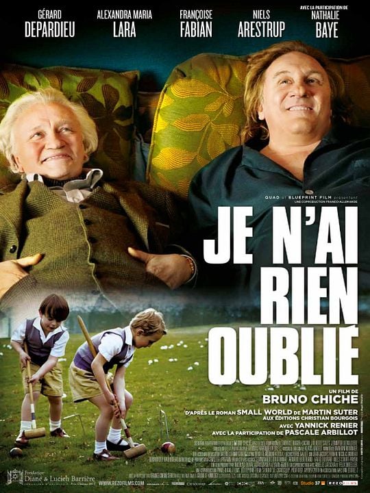 Je n'ai rien oublié : Affiche