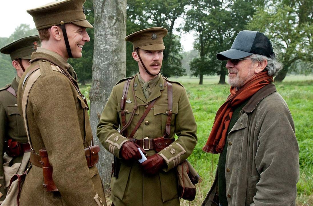 Cheval de guerre : Photo Benedict Cumberbatch, Tom Hiddleston, Steven Spielberg