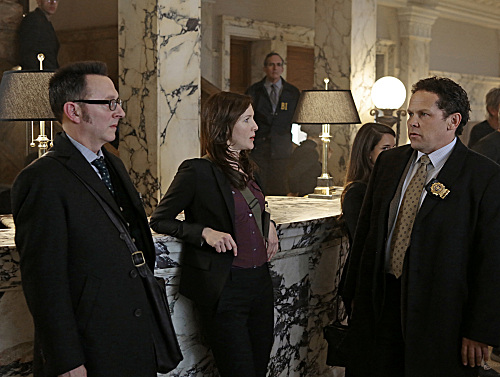 Person Of Interest : Photo Michael Emerson, Jessica Collins (II), Kevin Chapman