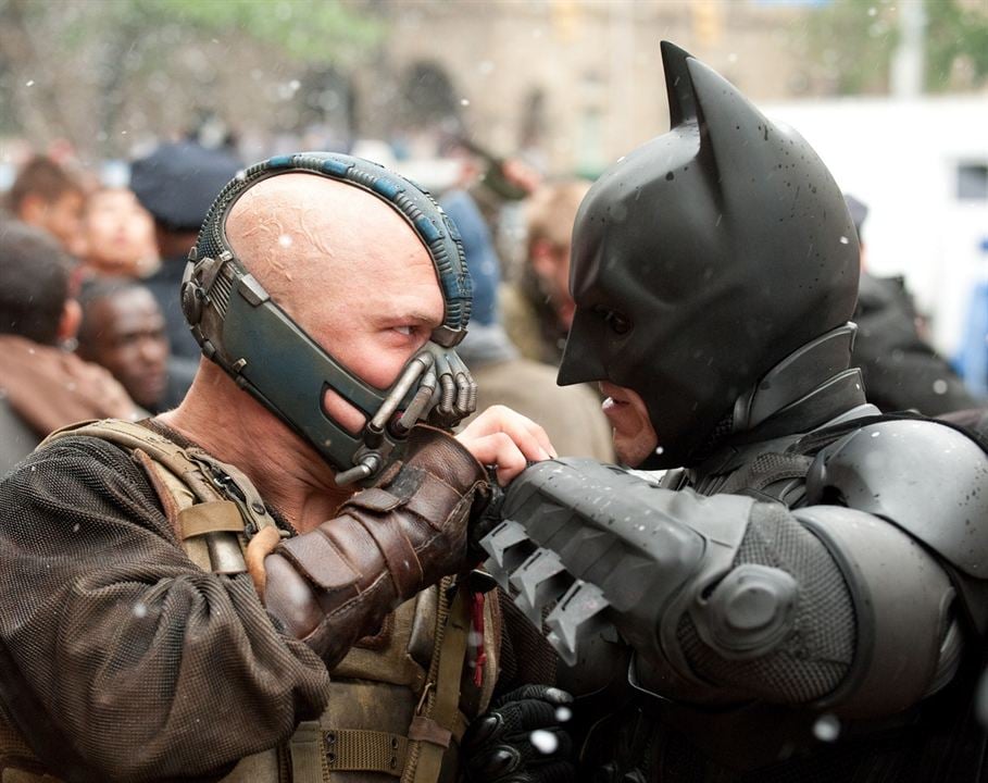 The Dark Knight Rises : Photo Tom Hardy, Christian Bale