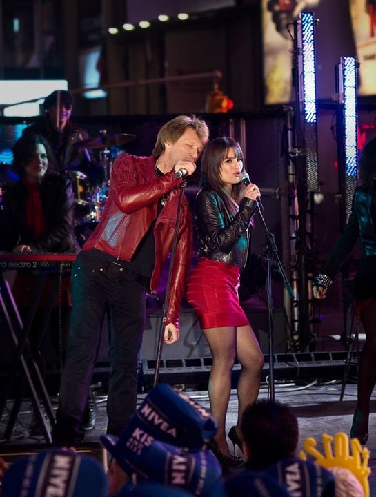 Happy New Year : Photo Jon Bon Jovi, Lea Michele