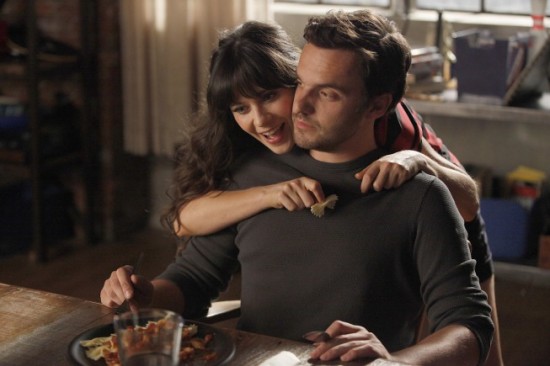 New Girl : Photo Jake Johnson, Zooey Deschanel