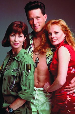 Photo Brian Wimmer, Marg Helgenberger, Dana Delany