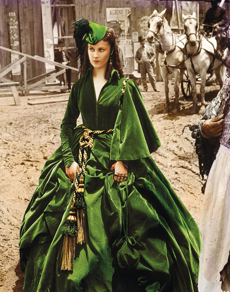 La robe de Scarlett O'Hara faite avec des rideaux dans "Autant en emporte le vent" (1939)