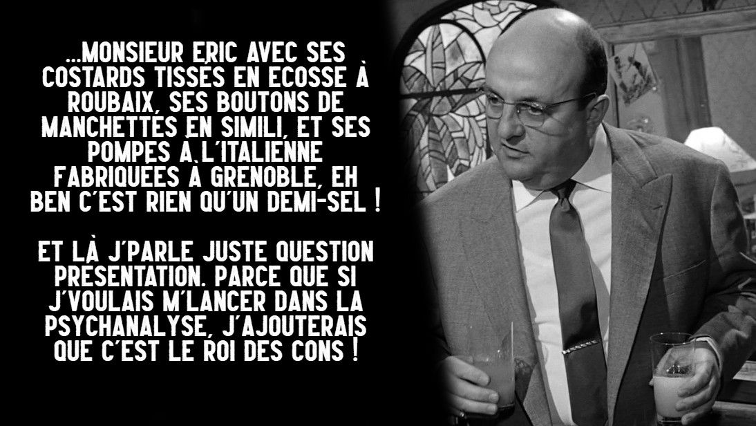 Michel Audiard 20 répliques culte du cinéma français Le Cave se rebiffe (1962) AlloCiné