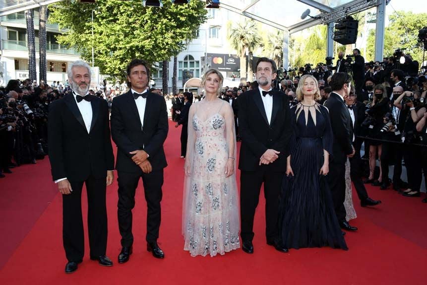Domenico Procacci, Adriano Giannini, Margherita Buy, Nanni Moretti et Alba Rohrwacher