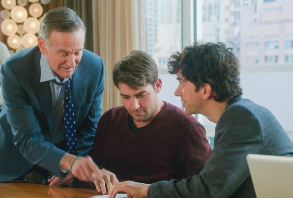 The Crazy Ones : Photo Robin Williams, James Wolk, Hamish Linklater