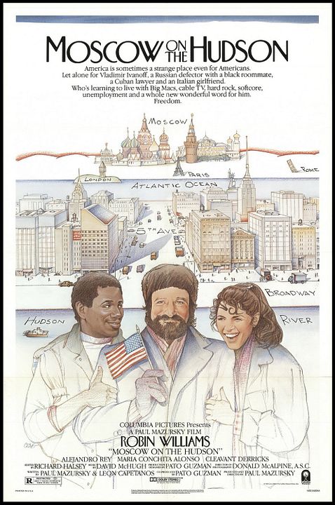 Moscou à New York : Affiche