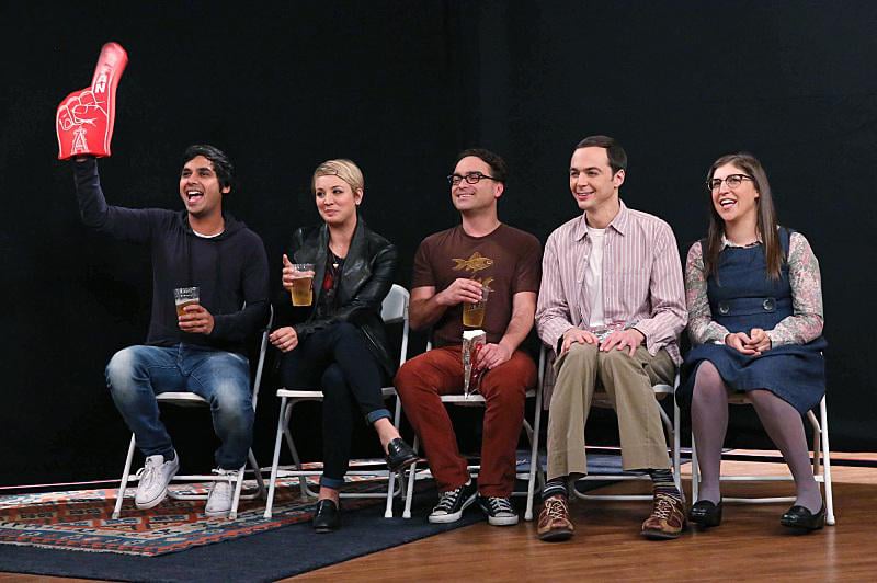 The Big Bang Theory : Photo Kaley Cuoco, Mayim Bialik, Jim Parsons, Kunal Nayyar, Johnny Galecki