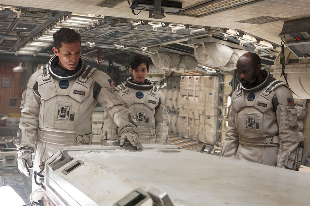 Interstellar : Photo Matthew McConaughey, David Gyasi, Anne Hathaway