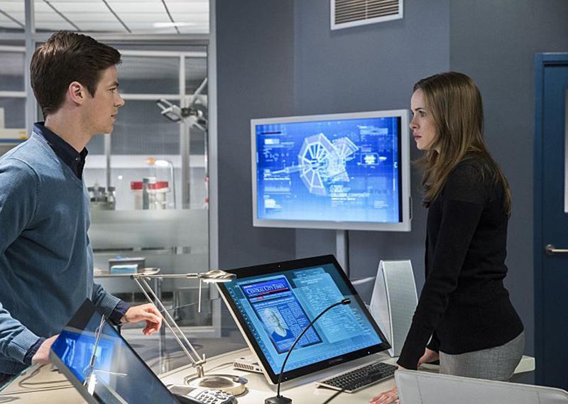 Flash (2014) : Photo Grant Gustin, Danielle Panabaker