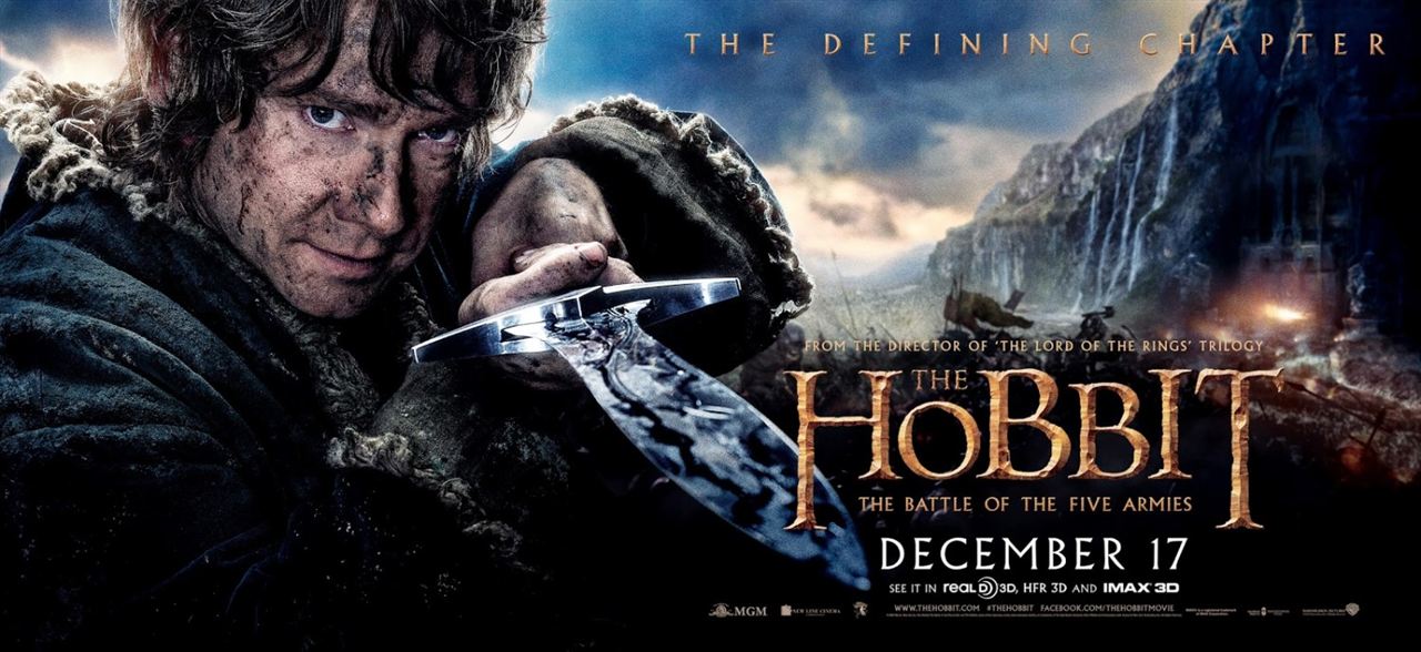 Le Hobbit : la Bataille des Cinq Armées : Affiche