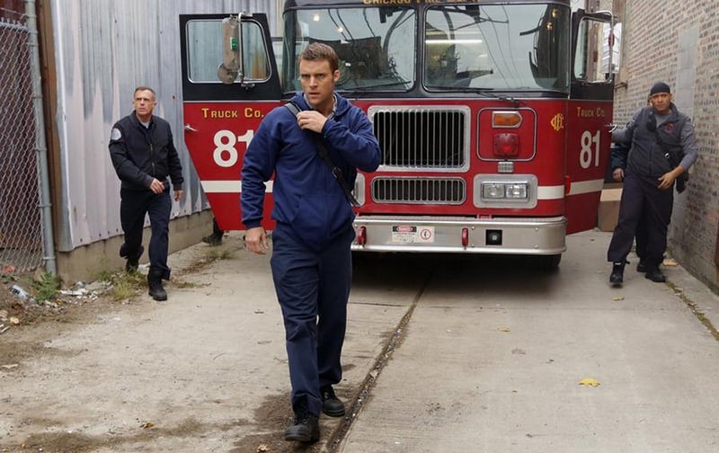 Chicago Fire : Photo Joe Minoso, Jesse Spencer, David Eigenberg