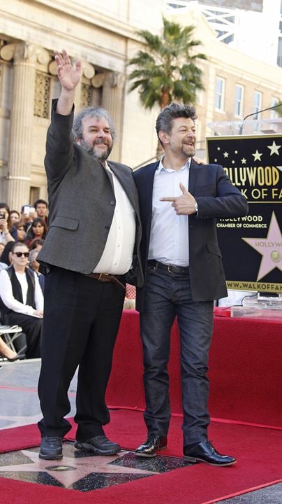 Photo promotionnelle Peter Jackson, Andy Serkis