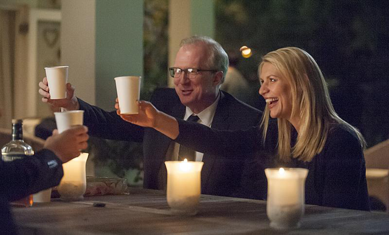 Homeland : Photo Tracy Letts, Claire Danes