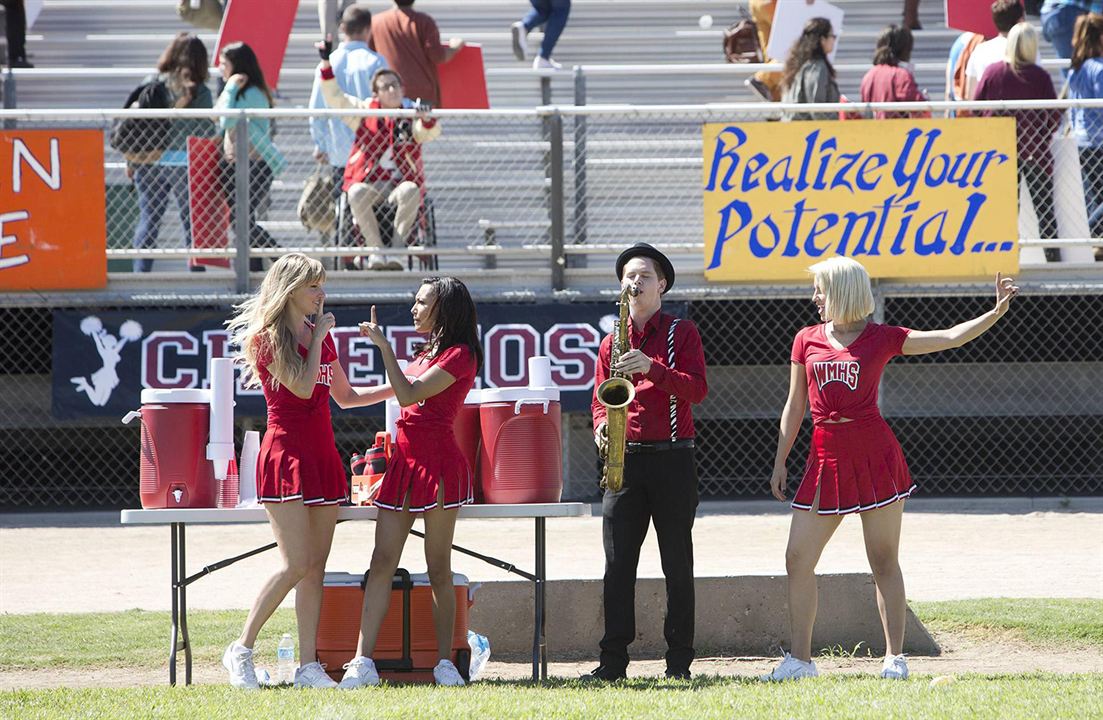 Glee : Photo Naya Rivera, Dianna Agron, Heather Morris
