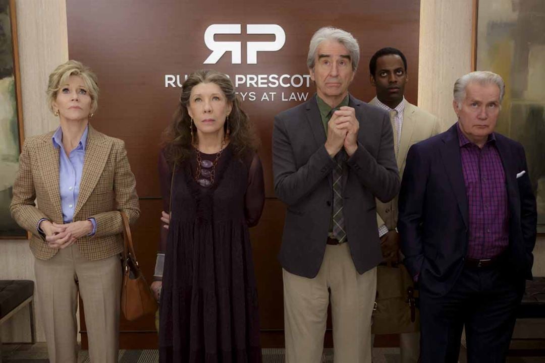 Grace et Frankie : Photo Lily Tomlin, Jane Fonda, Martin Sheen, Sam Waterston