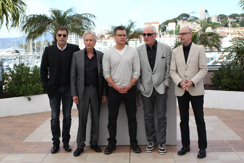 Ma vie avec Liberace : Photo promotionnelle Steven Soderbergh, Matt Damon, Michael Douglas, Richard LaGravenese, Jerry Weintraub