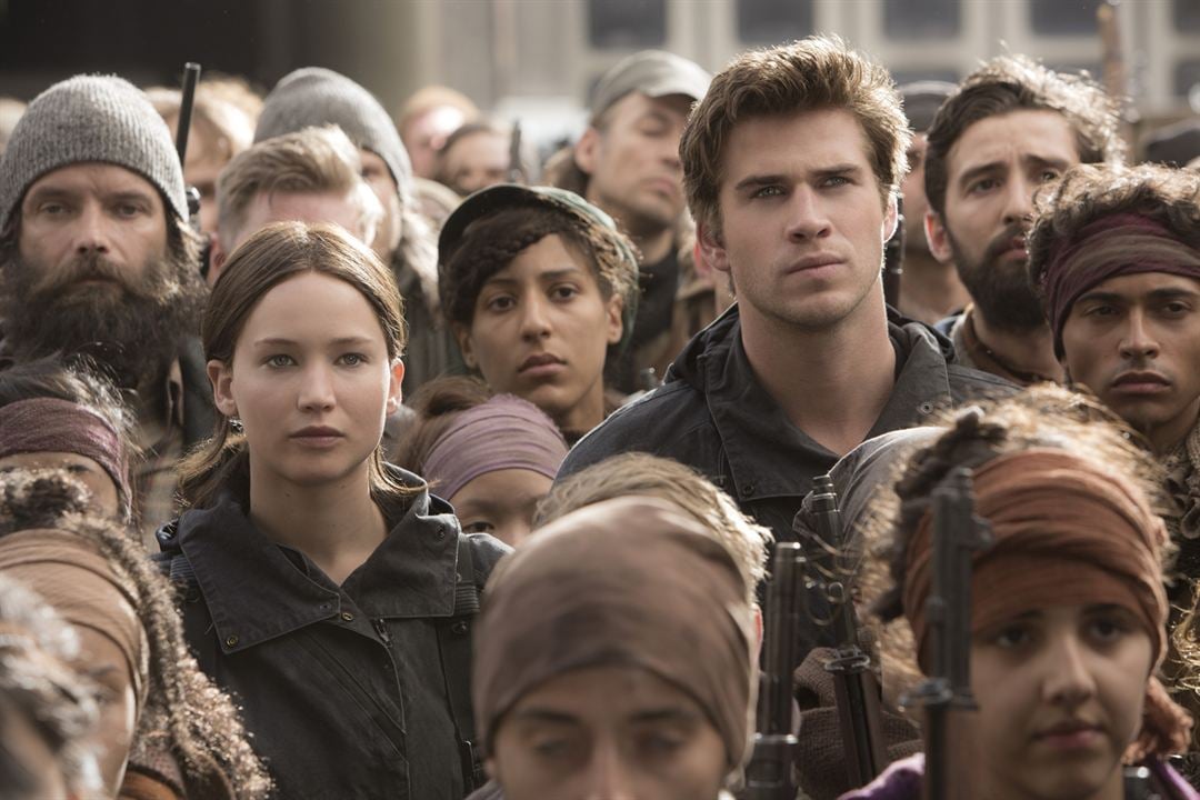 Hunger Games - La Révolte : Partie 2 : Photo Jennifer Lawrence, Liam Hemsworth