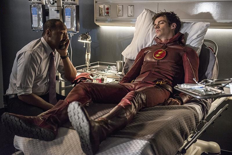 Flash (2014) : Photo Grant Gustin, Jesse L. Martin