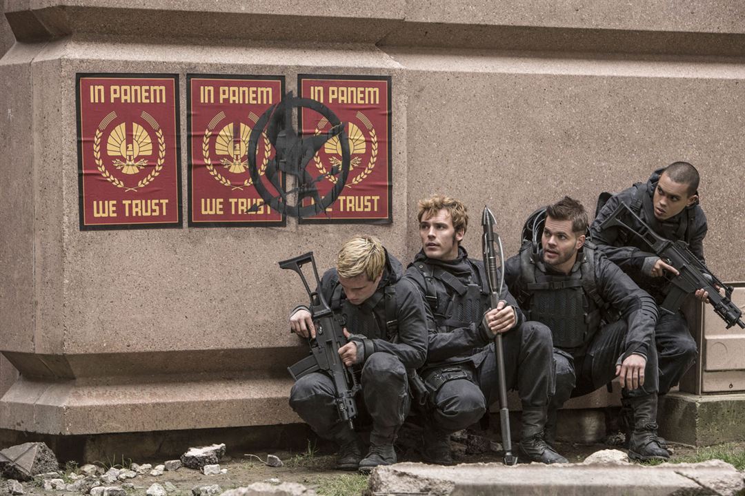 Hunger Games - La Révolte : Partie 2 : Photo Evan Ross, Wes Chatham, Sam Claflin, Josh Hutcherson