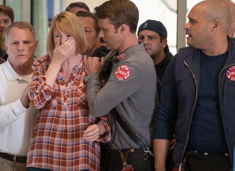 Chicago Fire : Photo Joe Minoso, Jesse Spencer