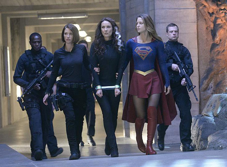 Supergirl : Photo Chyler Leigh, Laura Benanti, Melissa Benoist